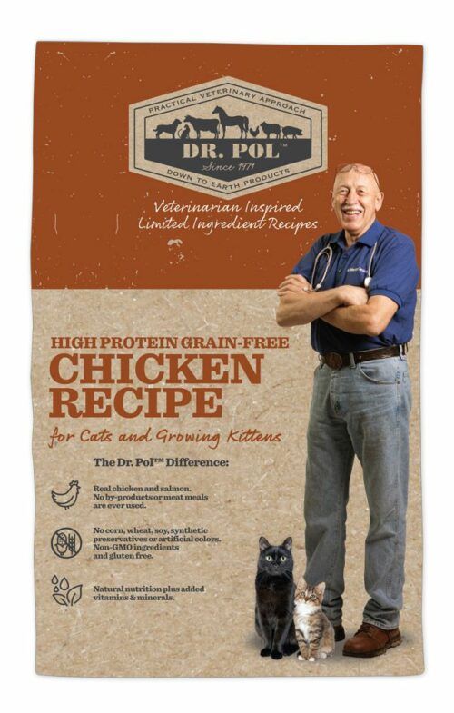 Dr. Pol High Protein GrainFree Chicken Recipe for Cats and Growing