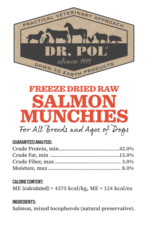 Dr pol freeze dried salmon munchies